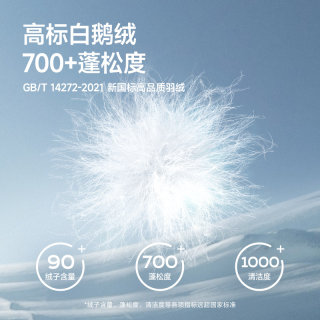 Meilicheng long white goose down jacket Meilicheng long white goose down jacket