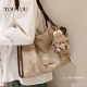 TOUTOU autumn new large-capacity tote bag texture soft bag large bag commuting versatile armpit shoulder bag women TOUTOU autumn new large-capacity tote bag texture soft bag large bag commuting versatile armpit shoulder bag women