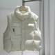 Autumn and winter down cotton vest 2025 new large size women's design thickened vest warm vest sleeveless jacket Autumn and winter down cotton vest 2025 new large size women's design thickened vest warm vest sleeveless jacket