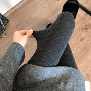 Add fluffy gray pantyhose thickened coffee color leggings
 Add fluffy gray pantyhose thickened coffee color leggings