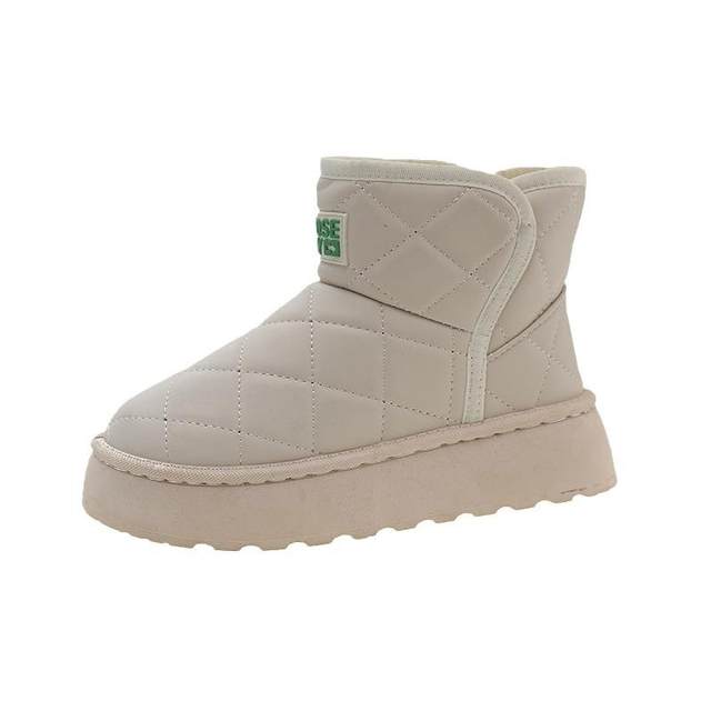 Velvet thickened snow boots for women 2024 new winter waterproof and non-slip Northeast cold-resistant and warm large cotton shoes bread shoes 
Velvet thickened snow boots for women 2024 new winter waterproof and non-slip Northeast cold-resistant and warm large cotton shoes bread shoes