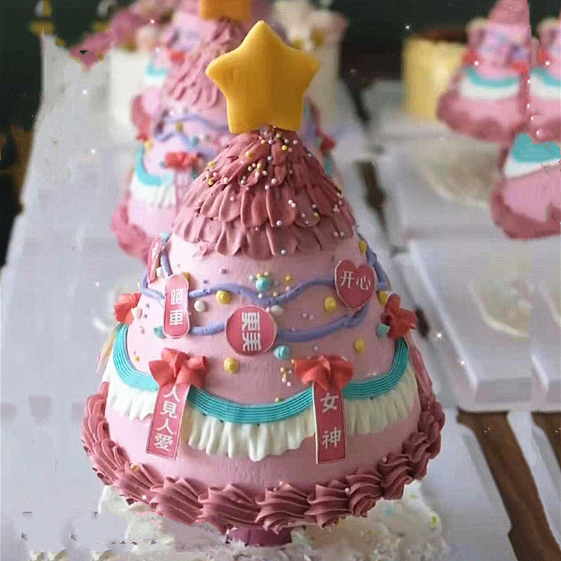 Christmas Christmas tree cake piling stand decoration 6 inch 8 inch cake stand dessert table wish tree gasket