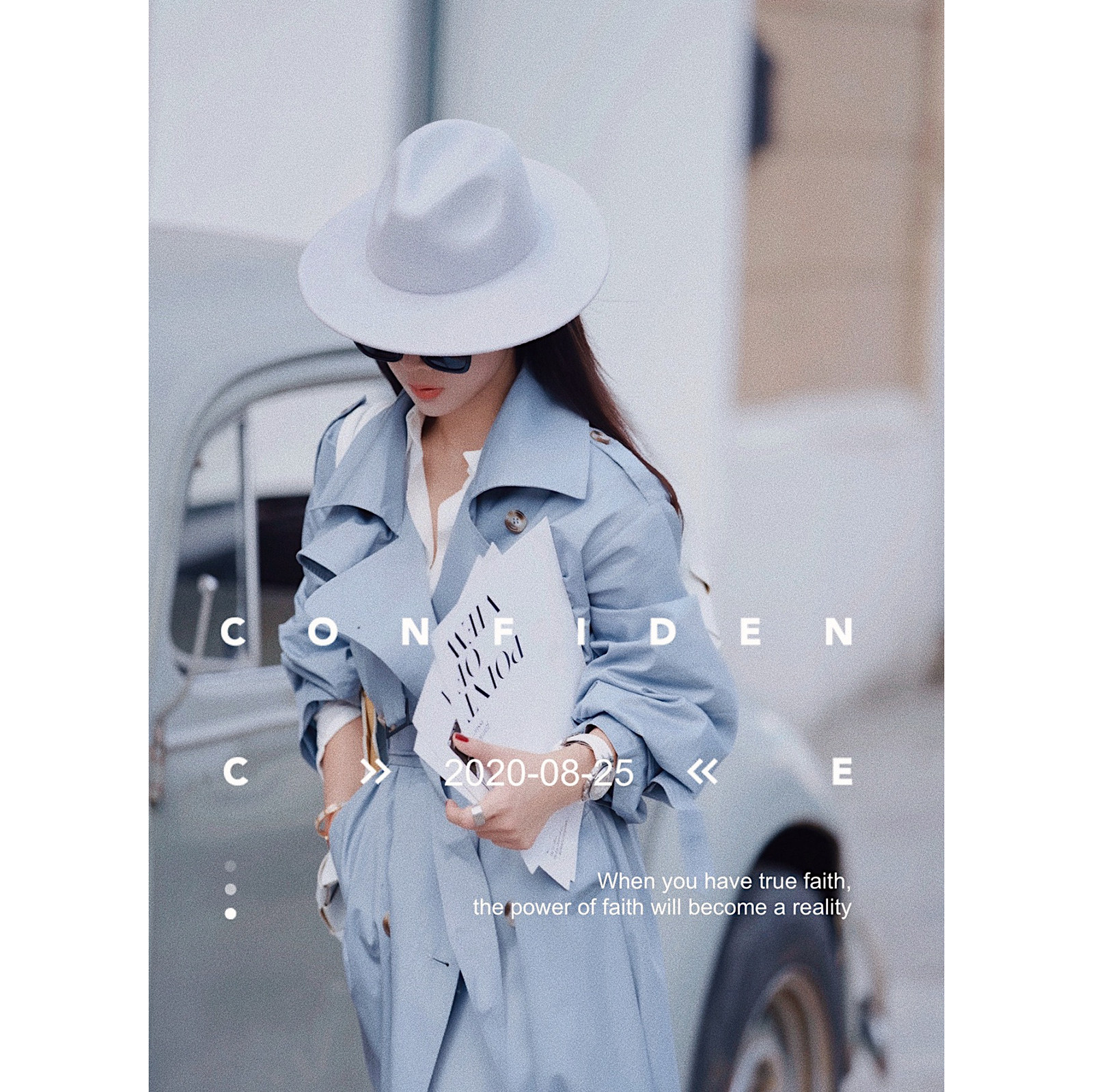 Liseyen windcoat womens mid-length 2021 spring new coat small temperament coat British high-end