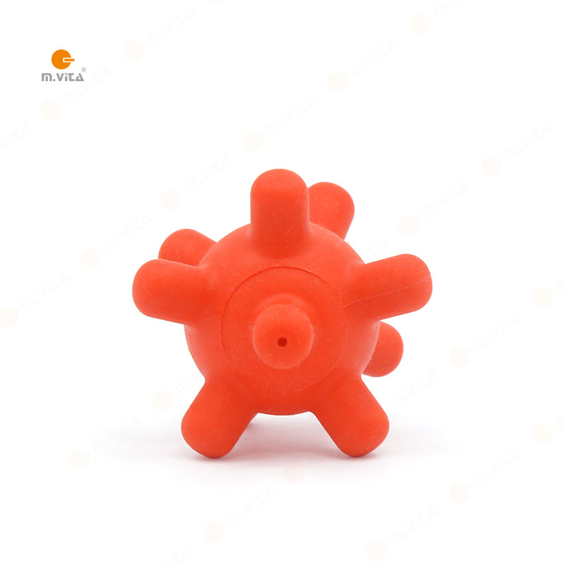 Montessori teaching Montessori hand-eye coordination sensory band protruding silicone ball dental gum grinding stick