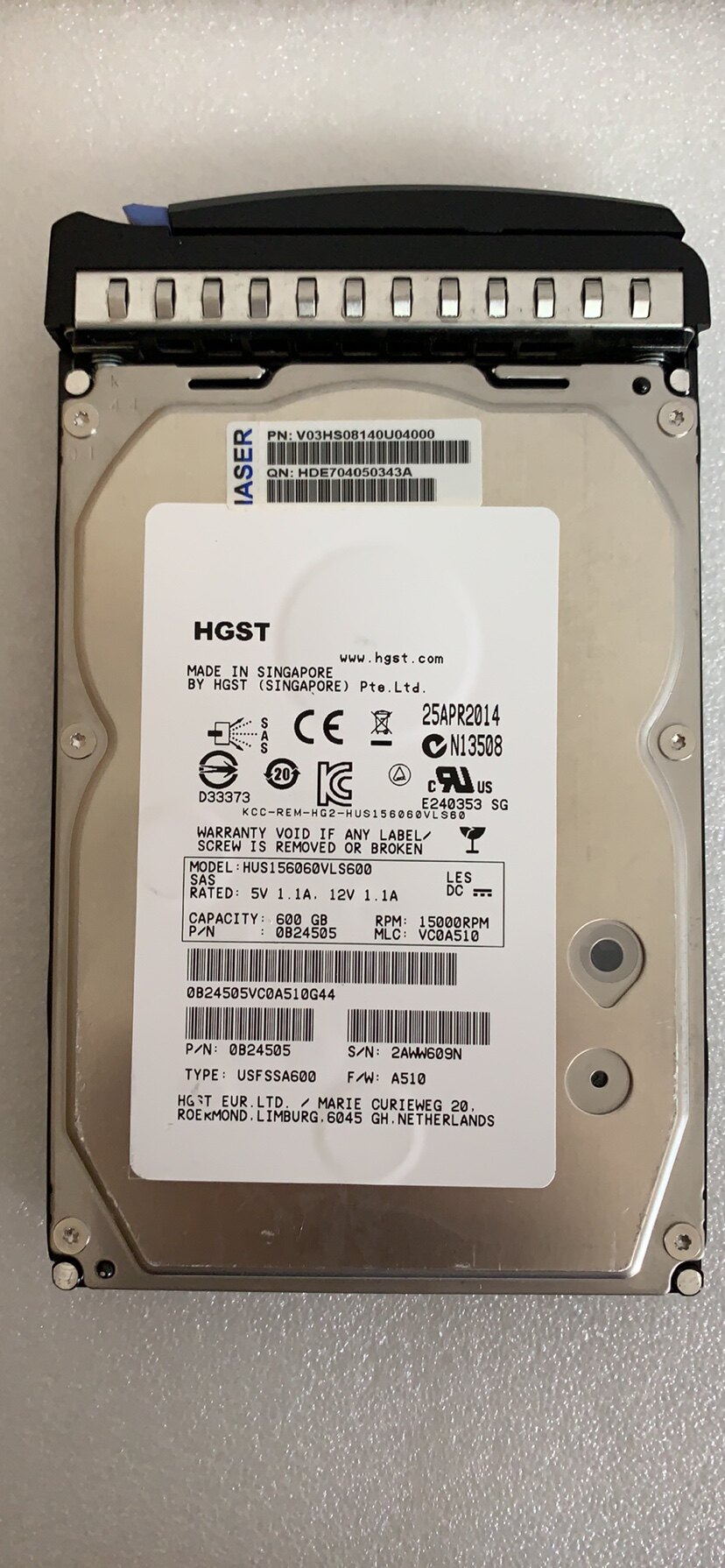 Wave NF5280 NF5270 M3 M4 600G 15K SAS 3.5 inch drive