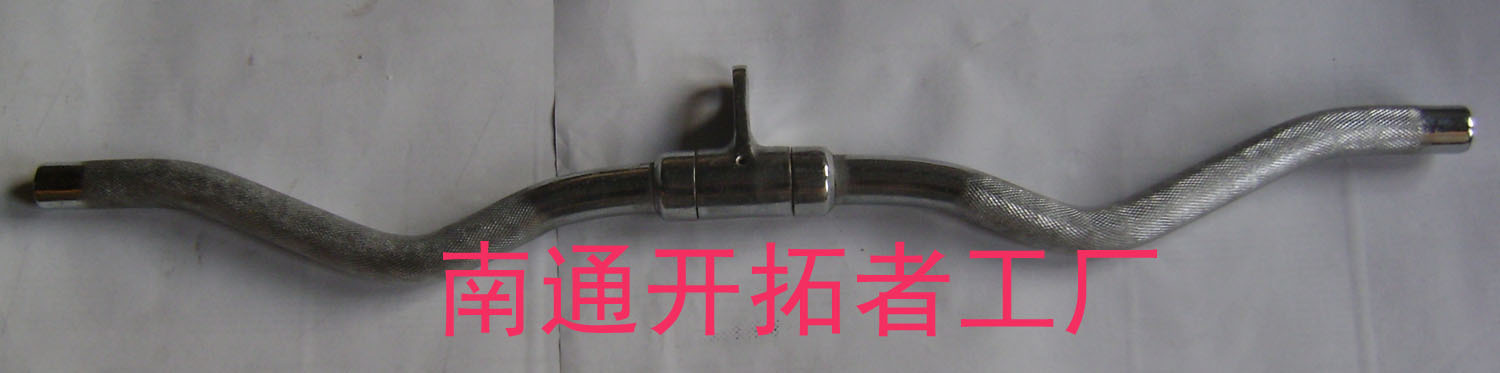 Gym accessories big bird accessories 28 inch electroplating pull lever fitness equipment accessories hand in hand