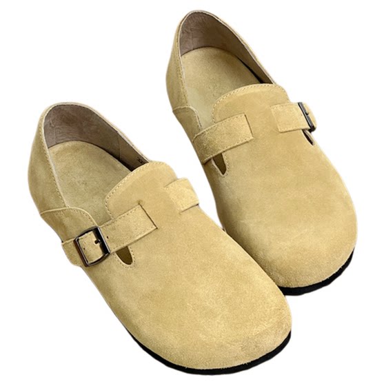Slow-Sen genuine leather Birkennel all-inclusive soft sole round head flat sole spring and summer new women's soft sole women's singles shoes 323-1
Slow-Sen genuine leather Birkennel all-inclusive soft sole round head flat sole spring and summer new women's soft sole women's singles shoes 323-1