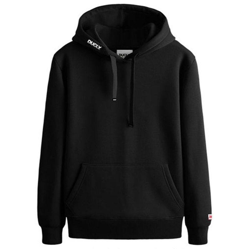 Ducly Hoodie Sweatshirt Fleece Velvet Gaya Korea Musim Gugur