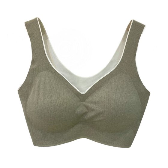 Hot markless sports sleep bra for women with small breasts gathered underwear thickened cup breathable latex cotton vest bra Hot markless sports sleep bra for women with small breasts gathered underwear thickened cup breathable latex cotton vest bra