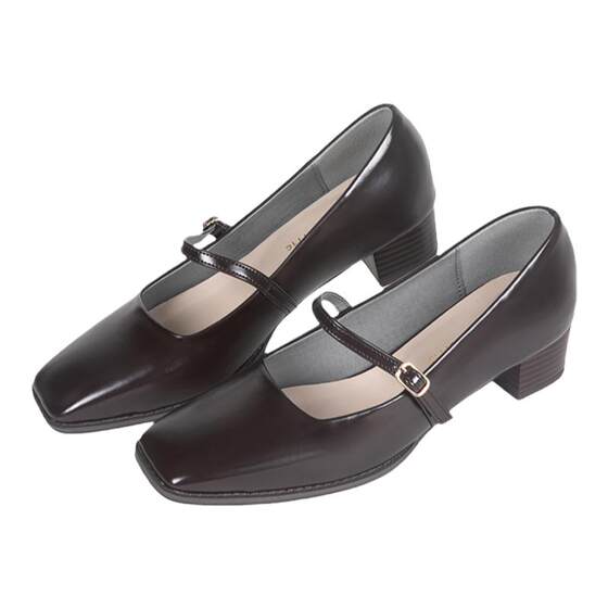 ORTR women's shoes spring and summer Mary Jane French retro black leather shoes large size thick high heels women's shoes
ORTR women's shoes spring and summer Mary Jane French retro black leather shoes large size thick high heels women's shoes