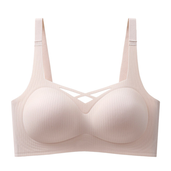 Women's underwear, small breasts gather and collect the secondary breasts to prevent sagging and make them look bigger 2025 new fixed cup, no steel ring, traceless bra Women's underwear, small breasts gather and collect the secondary breasts to prevent sagging and make them look bigger 2025 new fixed cup, no steel ring, traceless bra