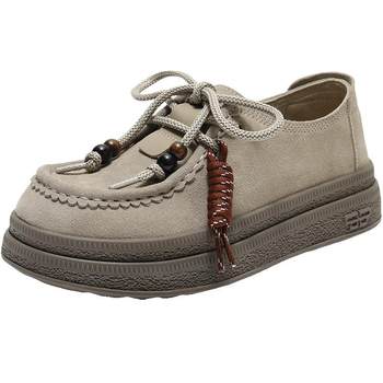 Belle retro beaded thick-soled Birkenstock shoes for women autumn new casual Oxford loafers E1R1DCM5 
Belle retro beaded thick-soled Birkenstock shoes for women autumn new casual Oxford loafers E1R1DCM5