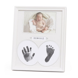 Souvenirs Newborn Photo Frame Gift Handprint Footprint Souvenirs Newborn Photo Frame Gift Handprint Footprint