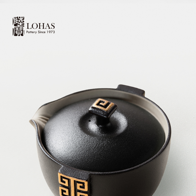 Lubao Ceramic Flagship Store Kung Fu Teaware Set Yanlan Gaiwan Tea Gift One Pot Four Cups with Tea Tray Gift