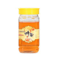 Honey bottle glass 2kg 1kg thickened sealed jam Honey bottle glass 2kg 1kg thickened sealed jam