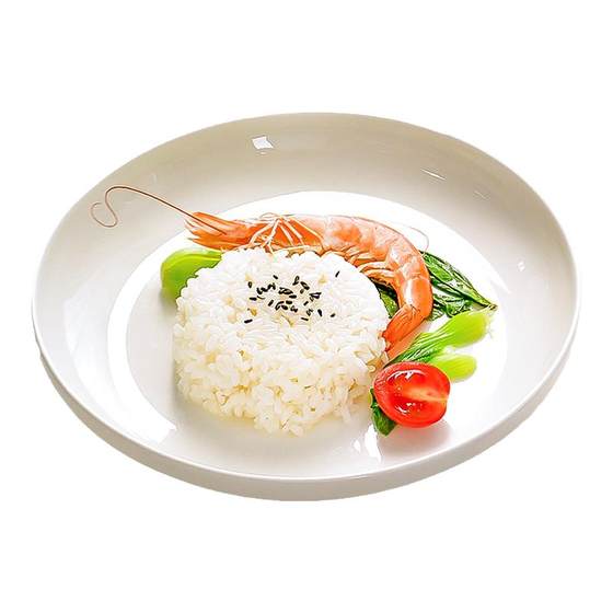 Longmeige white porcelain plate deepening dish tray house anti-scalding 8-inch bone porcelain plate ceramic plate tableware
Longmeige white porcelain plate deepening dish tray house anti-scalding 8-inch bone porcelain plate ceramic plate tableware