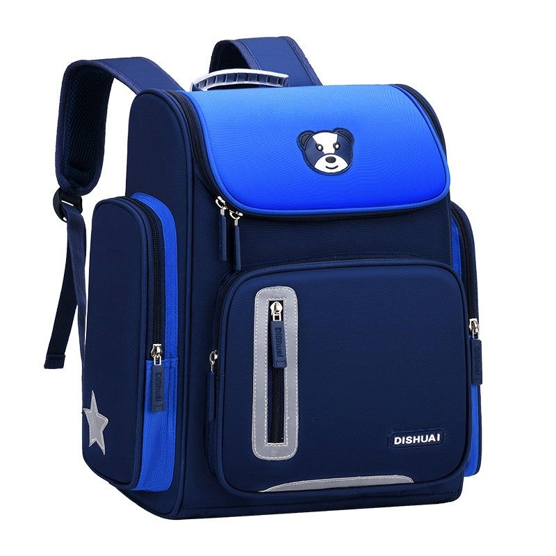 Sac à Dos école Primaire Coque Dure - Grande Capacité, Dessin Animé, Tissu Oxford, Bretelles Réglables