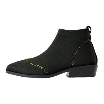 MALOVE casual thick heel square head Chelsea boots 
MALOVE casual thick heel square head Chelsea boots