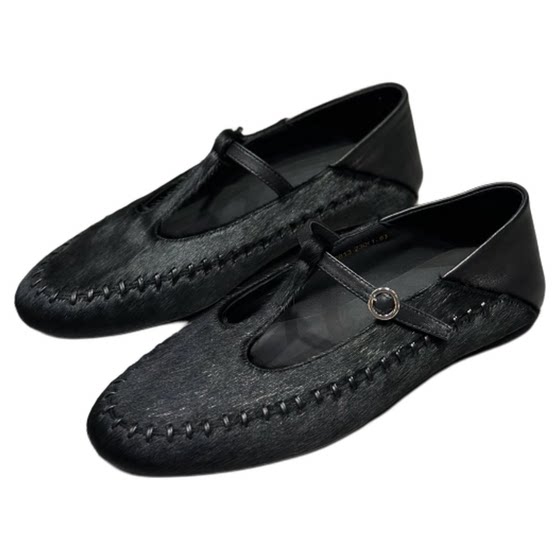 European Station IDO2025 new women's shoes autumn horsehair T-band flat ballet Mary Jane shoes women's skirt single shoes
European Station IDO2025 new women's shoes autumn horsehair T-band flat ballet Mary Jane shoes women's skirt single shoes