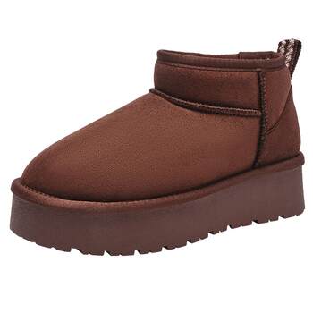 Hot wind plus warm snow boots versatile casual cotton shoes
 Hot wind plus warm snow boots versatile casual cotton shoes