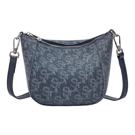 Saturday Bag Women's 2025 New Retro Denim Printed One-Shoulder Crossbody Bag Versatile Dumpling Bag Underarm Bag 
Saturday Bag Women's 2025 New Retro Denim Printed One-Shoulder Crossbody Bag Versatile Dumpling Bag Underarm Bag