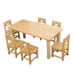 Solid wood set writing preschool games toys table and chairs Solid wood set writing preschool games toys table and chairs