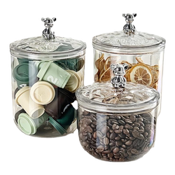 Food grade sealed jar moisture-proof snack storage jar transparent Food grade sealed jar moisture-proof snack storage jar transparent