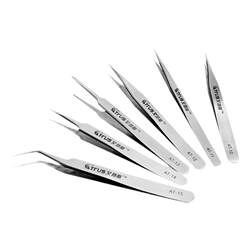 High-precision round-head bird's nest hair picking and thickening tweezers High-precision round-head bird's nest hair picking and thickening tweezers