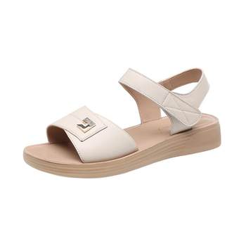 Red Dragonfly Flat Sole Round Head Genuine Leather Sandals 
Red Dragonfly Flat Sole Round Head Genuine Leather Sandals
