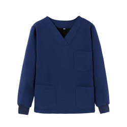 Velvet hand washing clothes for men and women, long sleeves, thickened and warm, oral pet hospital winter hand washing clothes, surgical overalls Velvet hand washing clothes for men and women, long sleeves, thickened and warm, oral pet hospital winter hand washing clothes, surgical overalls