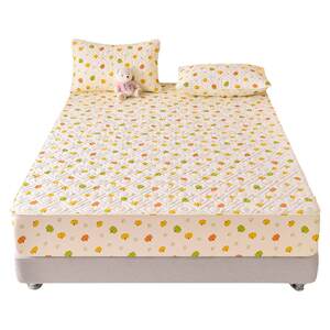 Class A pure cotton clamped cotton thickened cover single piece anti-slip Simmons mattress protective cover cotton dust cover sheet cover 
Class A pure cotton clamped cotton thickened cover single piece anti-slip Simmons mattress protective cover cotton dust cover sheet cover