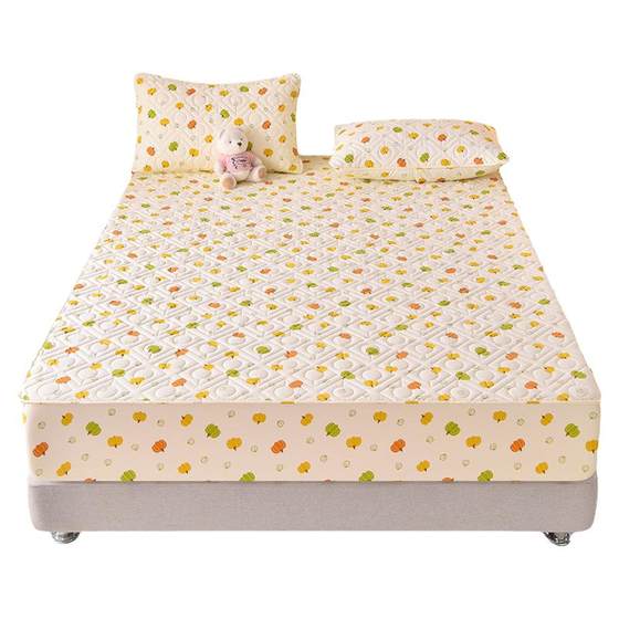 Class A pure cotton clamped cotton thickened cover single piece anti-slip Simmons mattress protective cover cotton dust cover sheet cover 
Class A pure cotton clamped cotton thickened cover single piece anti-slip Simmons mattress protective cover cotton dust cover sheet cover