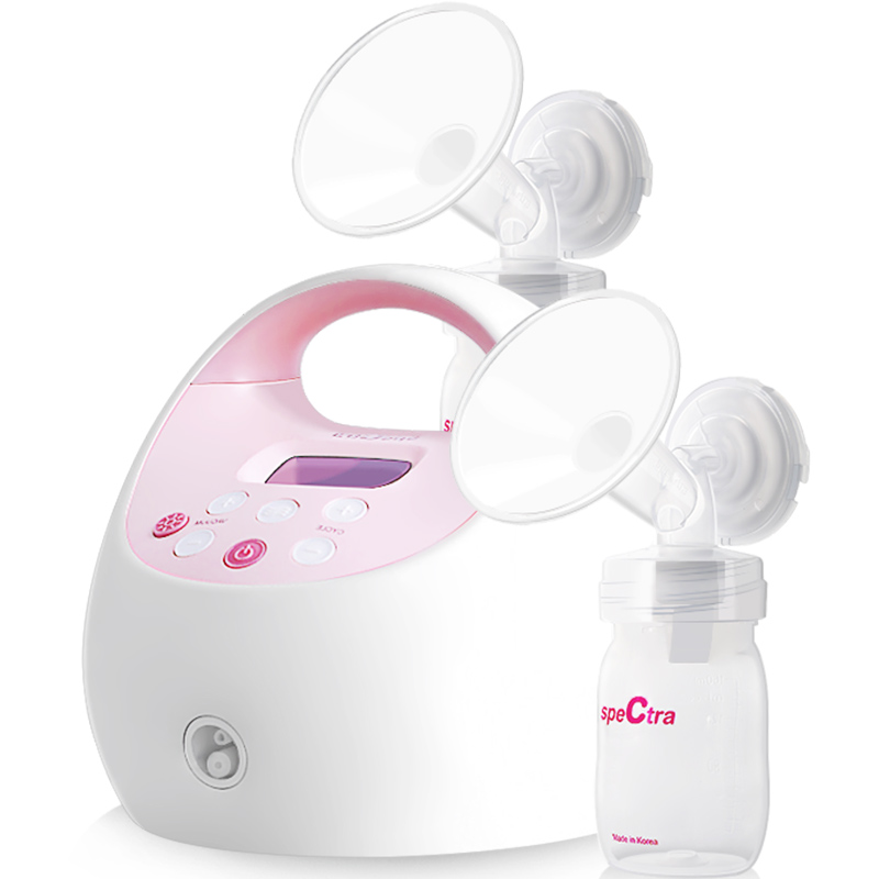 Spectra S2 電動搾乳器 - ダブル/シングル、高吸引力 - 韓国から
