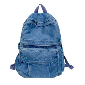 Hong Kong Fengshui washing canvas schoolbag female college student Korean version retro denim backpack lightweight literary travel backpack men 
Hong Kong Fengshui washing canvas schoolbag female college student Korean version retro denim backpack lightweight literary travel backpack men