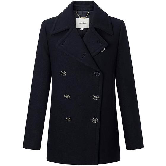 Hazzys Hazzys Ole British style double-breasted short wool coat autumn new coat women's trend
Hazzys Hazzys Ole British style double-breasted short wool coat autumn new coat women's trend