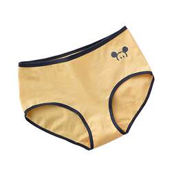 Girls' mid-waist underwear, women's pure cotton antibacterial underwear for older children, junior high school and high school students, children's Japanese triangle shorts Girls' mid-waist underwear, women's pure cotton antibacterial underwear for older children, junior high school and high school students, children's Japanese triangle shorts
