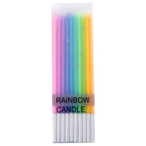 Creative birthday cake slender strips environmentally friendly aromatherapy smokeless candle rainbow gradient multicolor party decoration supplies 
Creative birthday cake slender strips environmentally friendly aromatherapy smokeless candle rainbow gradient multicolor party decoration supplies