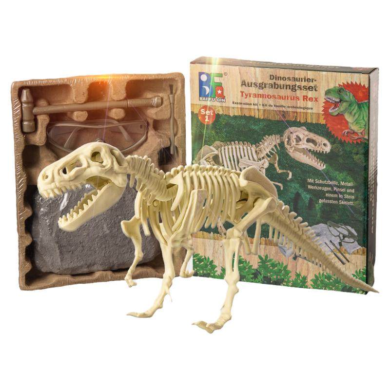 LUXEBLOCKS Kit Costruzione Scheletro T-Rex 316 Pezzi, Modello Fossile Con Articolazioni Mobili E Base Espositiva, Regalo Per Ragazzi E Collezionisti Adulti
