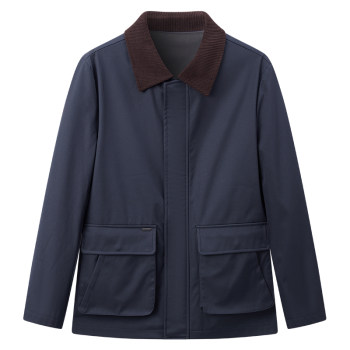 Motel Bane style retro splicing work jacket 
Motel Bane style retro splicing work jacket