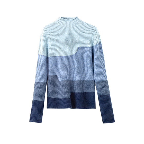 Rishen 2025 autumn and winter new half-turtleneck cashmere sweater for women fashion color-blocking loose pullover knitted sweater couple style
Rishen 2025 autumn and winter new half-turtleneck cashmere sweater for women fashion color-blocking loose pullover knitted sweater couple style