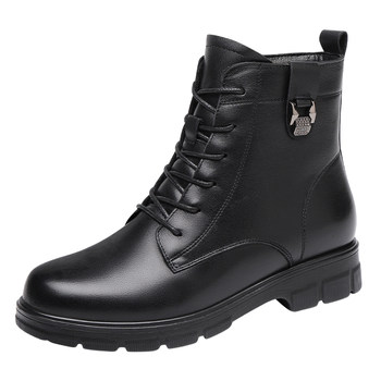 Short boots Martin boots Red dragonfly plus velvet to keep warm Short boots Martin boots Red dragonfly plus velvet to keep warm