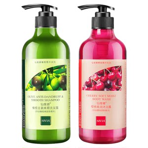 Xianweina Olive Shampoo Body Wash Set Cherry Moisturizing Moisturizing Anti-dandruff Softening Shampoo Official Genuine 
Xianweina Olive Shampoo Body Wash Set Cherry Moisturizing Moisturizing Anti-dandruff Softening Shampoo Official Genuine