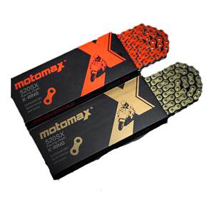 MOTOMAX Super 10x 520SX3 color oil seal chain is suitable for Dongfeng Honda Suzuki Qianjiang 
MOTOMAX Super 10x 520SX3 color oil seal chain is suitable for Dongfeng Honda Suzuki Qianjiang