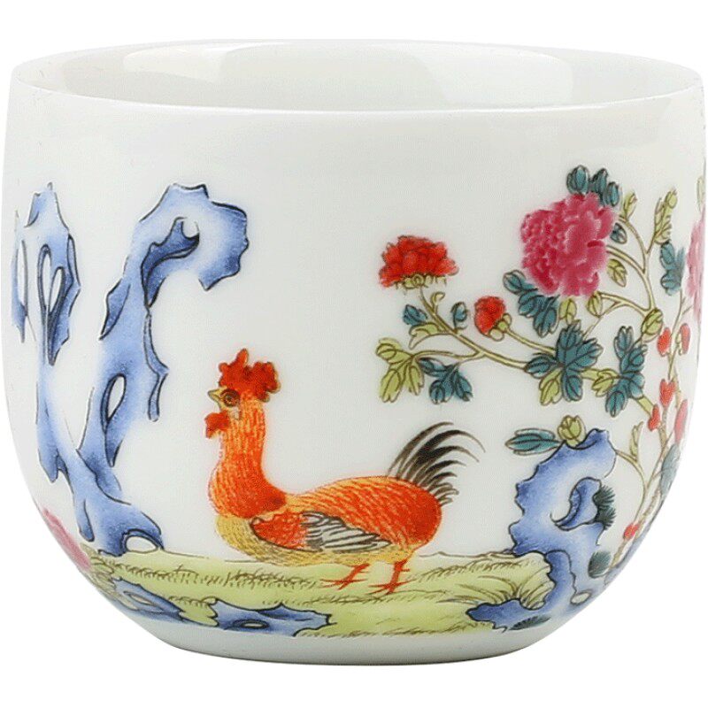 中国古美術品　清の乾隆時代　粉彩人物茶碗セット　ティカップ 中国古美術品 清の乾隆時代 粉彩人物茶碗セット ティカップ Amazon.