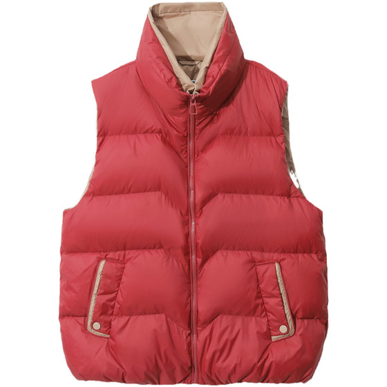 Yalu 2025 autumn and winter new down jacket vest women's vest fashionable horse clip loose slim stand collar Korean version jacket
Yalu 2025 autumn and winter new down jacket vest women's vest fashionable horse clip loose slim stand collar Korean version jacket