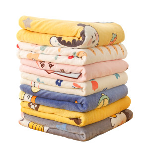 Crib cover in autumn and winter thickened bean milk velvet newborn children's bed sheets Class A baby splicing mattress cover
 Crib cover in autumn and winter thickened bean milk velvet newborn children's bed sheets Class A baby splicing mattress cover