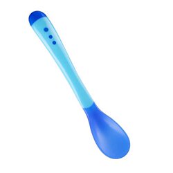 Temperature-sensitive color-changing spoon silicone spoon feeding rice paste spoon Temperature-sensitive color-changing spoon silicone spoon feeding rice paste spoon