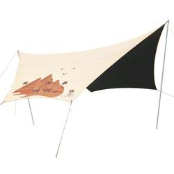 Camel outdoor exquisite camping vinyl hexagonal sky curtain Camel outdoor exquisite camping vinyl hexagonal sky curtain