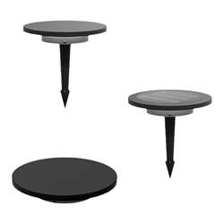 Steam guest outdoor garden landscape villa round courtyard light Steam guest outdoor garden landscape villa round courtyard light