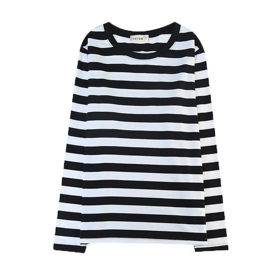 Early autumn top new long-sleeved T-shirt for women's pure cotton base shirt mother dress fashionable striped T-shirt for autumn clothes
Early autumn top new long-sleeved T-shirt for women's pure cotton base shirt mother dress fashionable striped T-shirt for autumn clothes